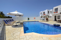 Four bedroom holiday villa with private pool located at sea cave Peyia Paphos